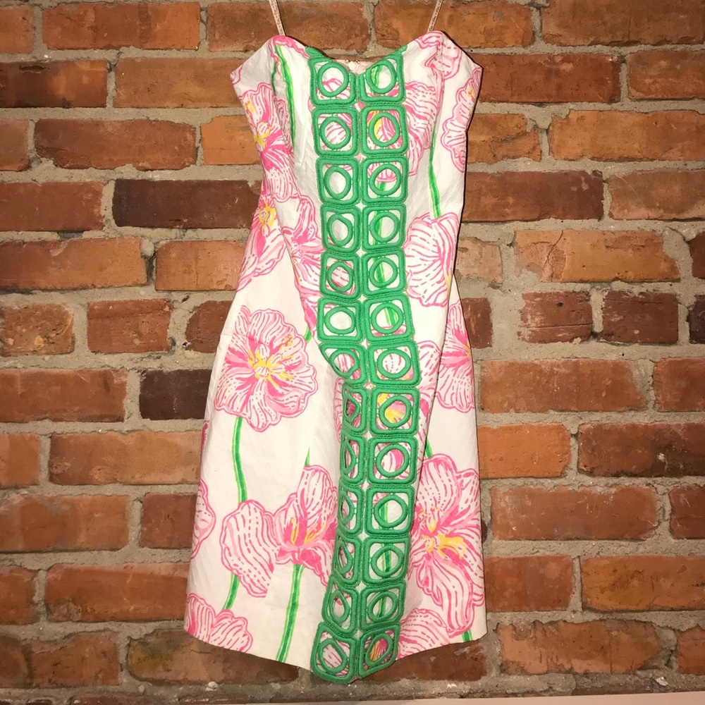 Strapless Lilly Pultizer Dress